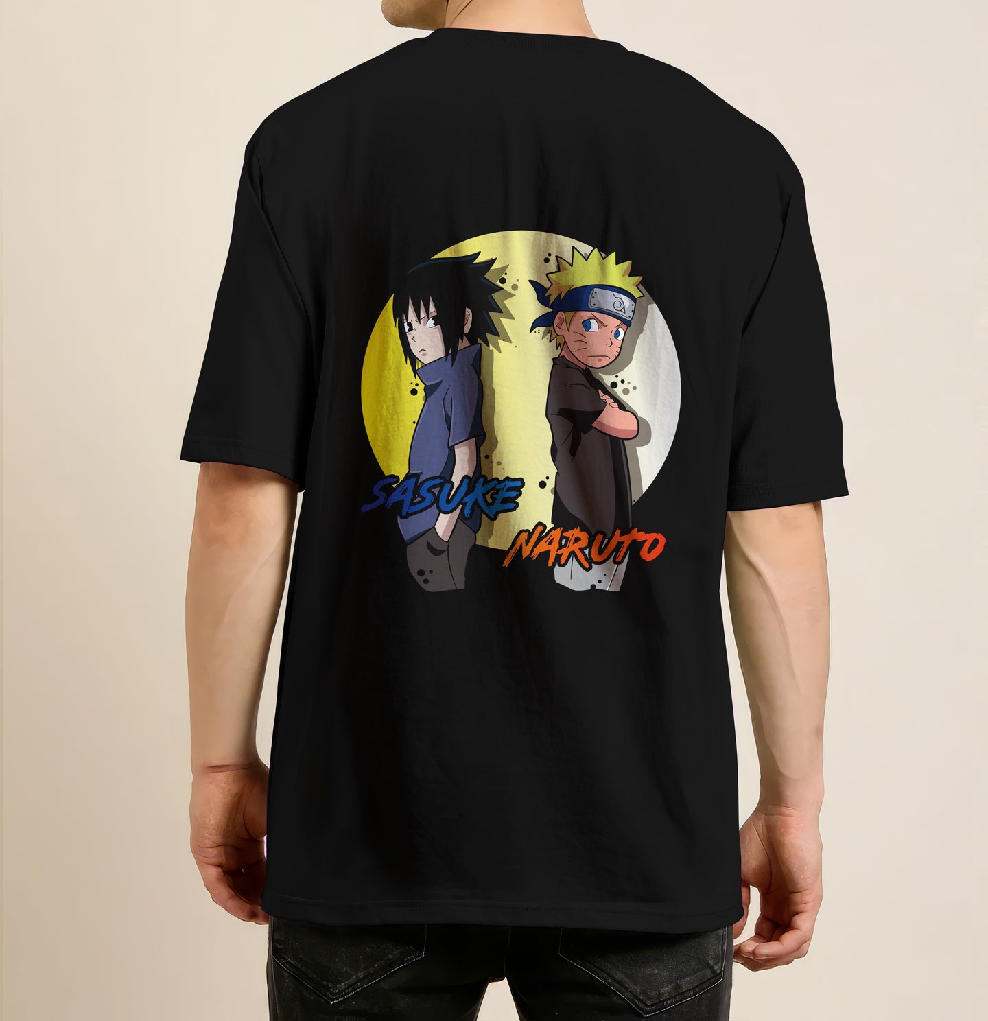 Naruto - Naruto x Sasuke Oversized T- Shirt