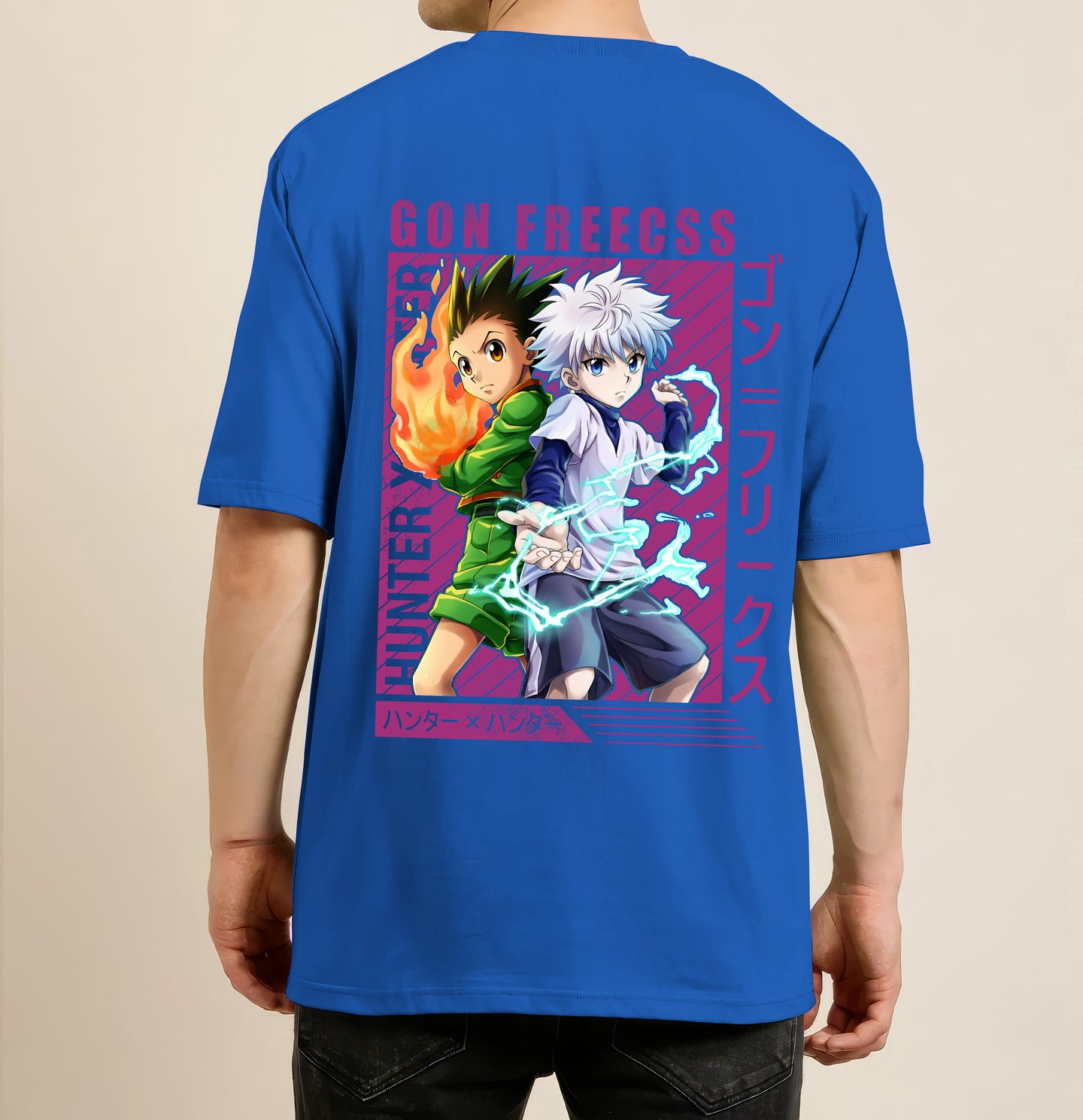 Hunter x Hunter - Gon Freecss x Killua Zoldyck Oversized T- Shirt