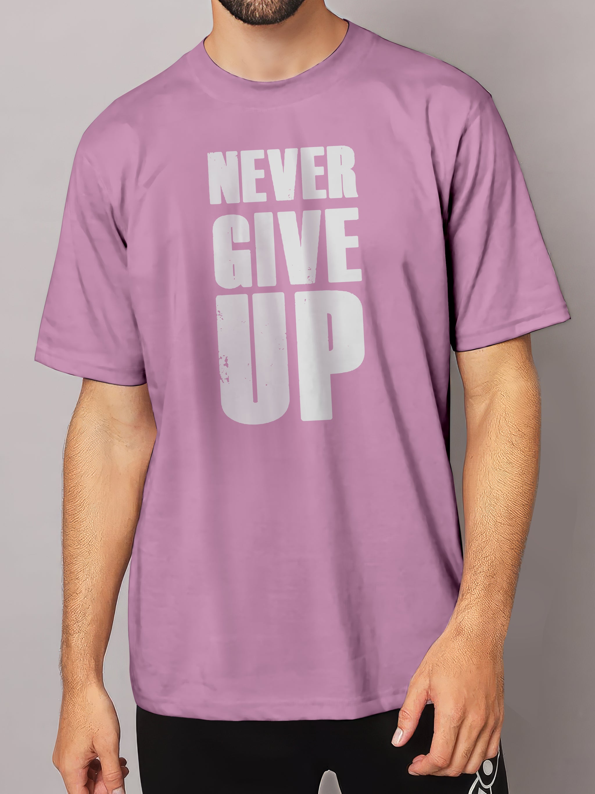 NEVER GIVEUP - OVERSIZED