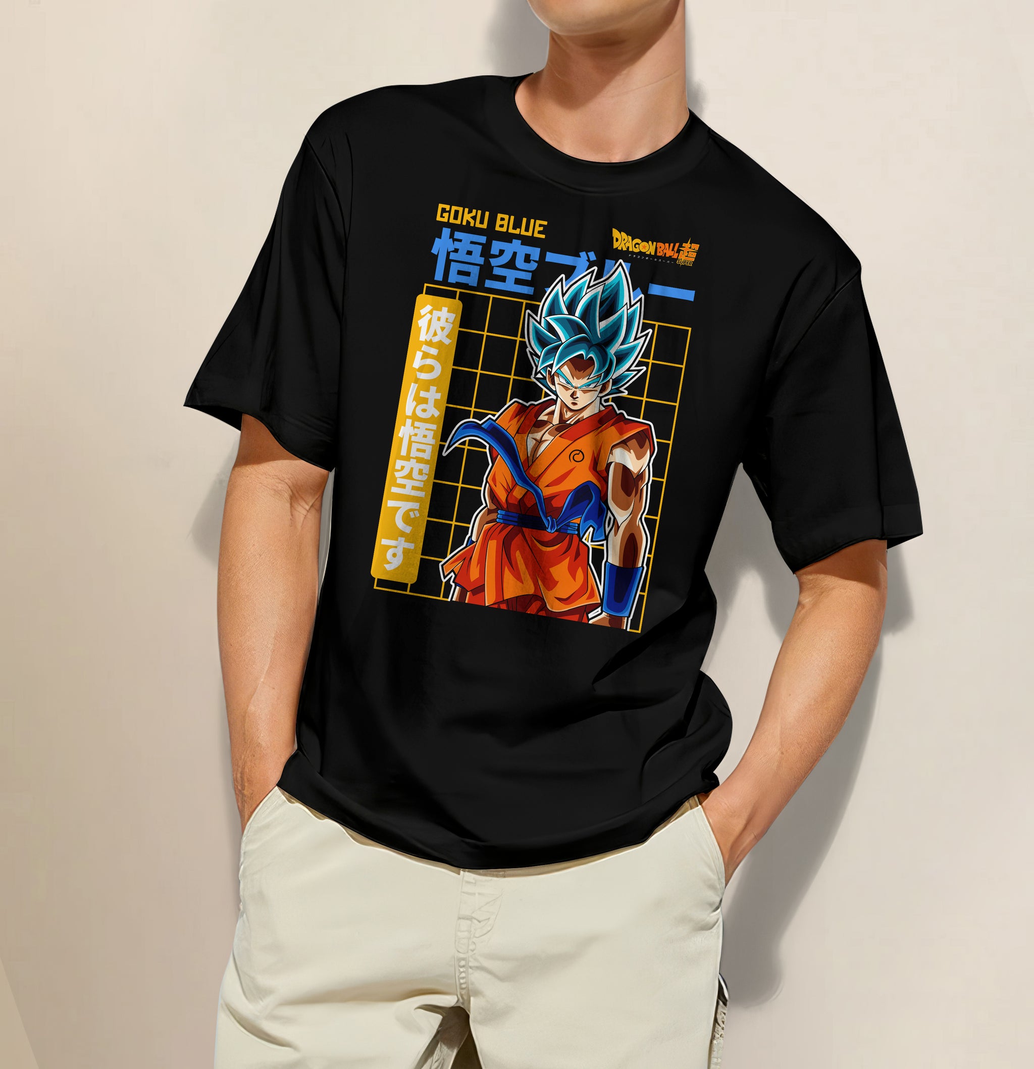 Dragon Ball - Super Sayain Blue Goku Regular Half Sleeve T-Shirt