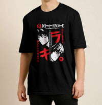 Death Note - Light Yagami x L Oversized T- Shirt