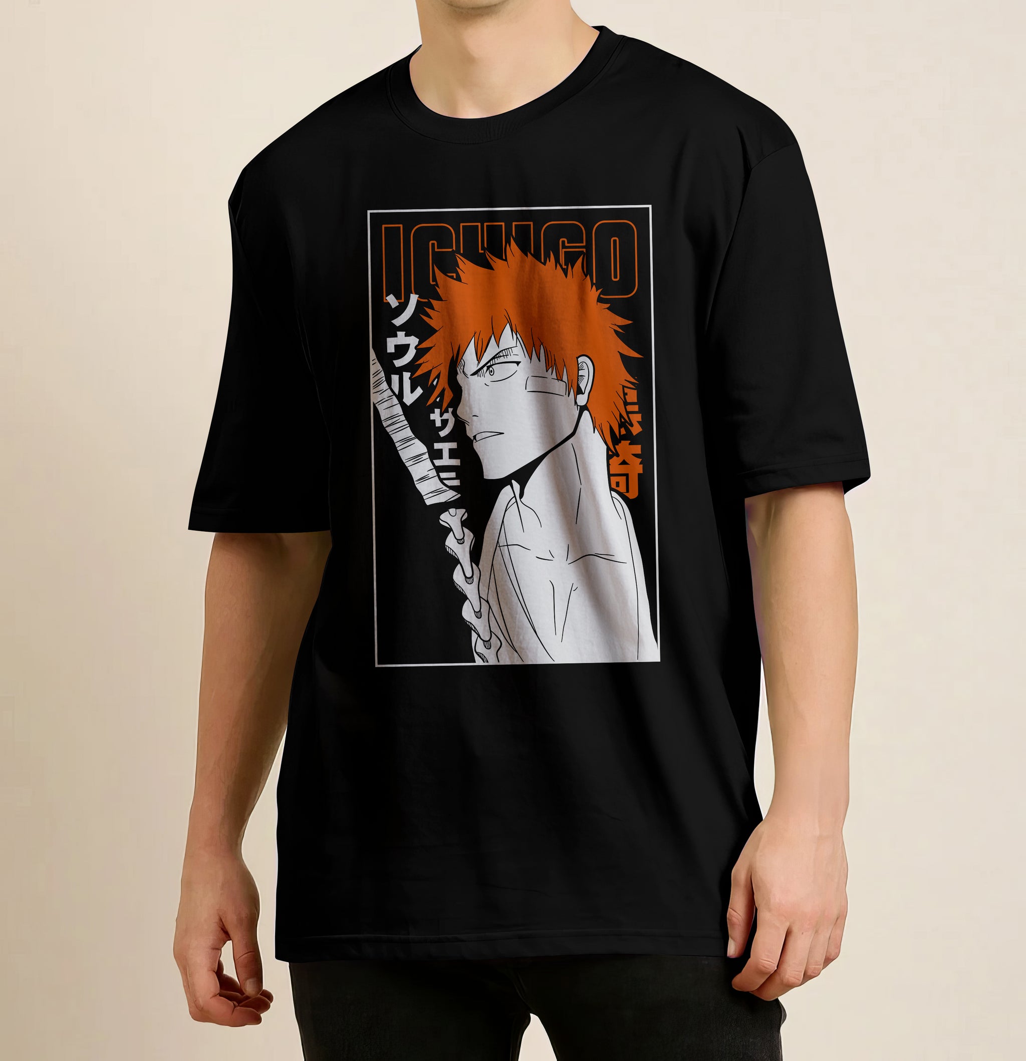 Bleach - Ichigo Kurosaki Oversized T- Shirt