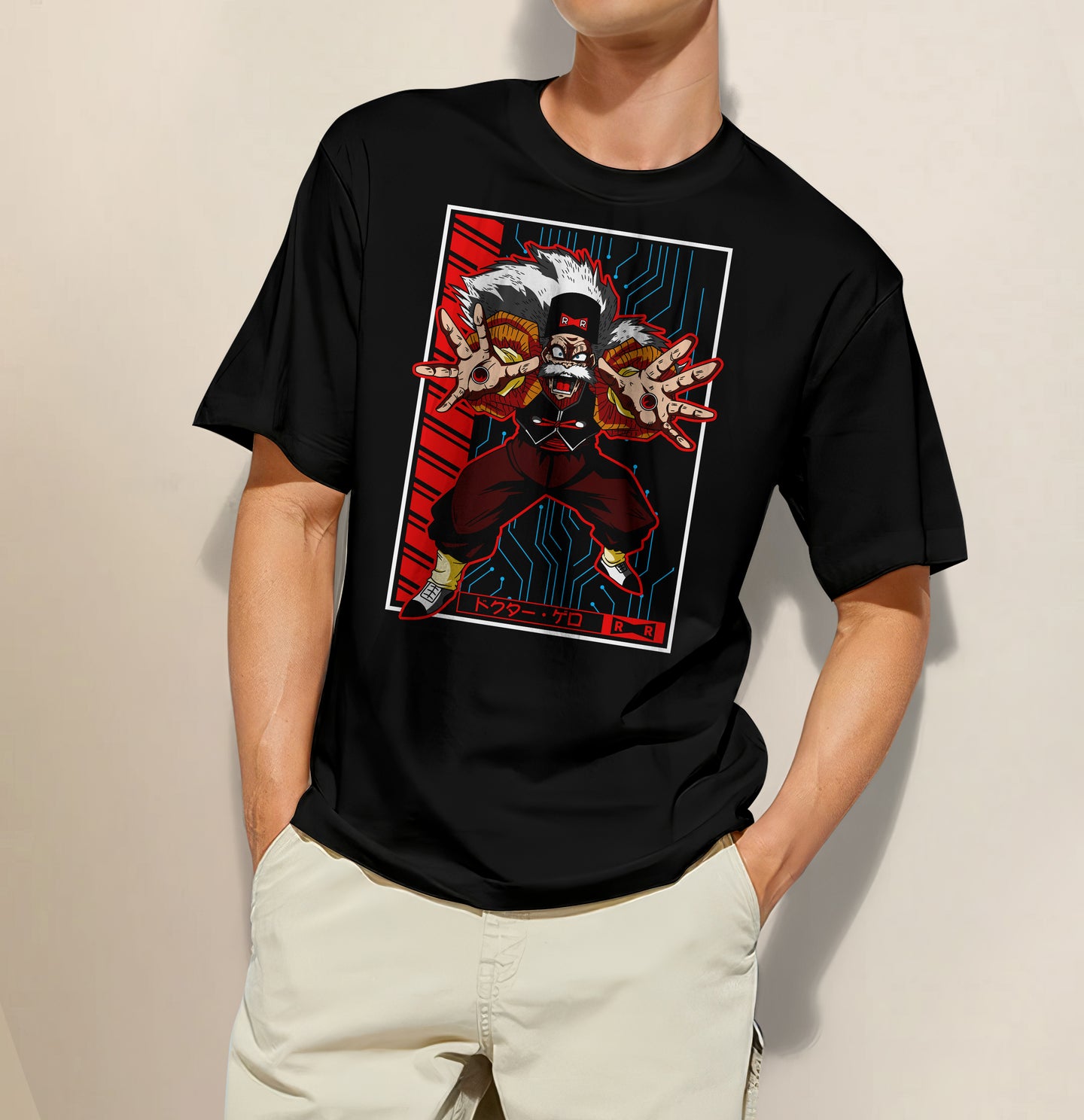 Dragon Ball -  Doctor Gero Regular Half Sleeve T-Shirt