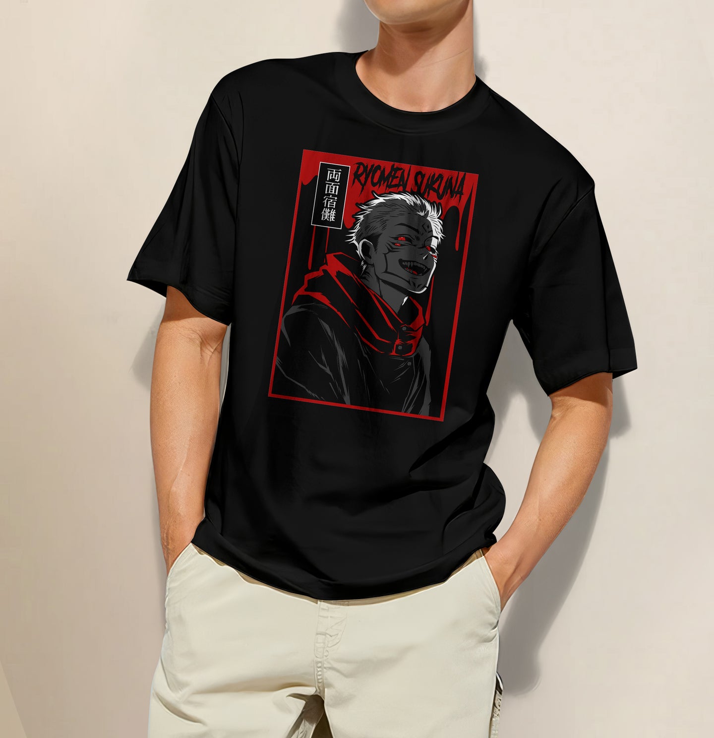 Jujutsu Kaisen - Ryomen Sukuna Regular Half Sleeve T-Shirt