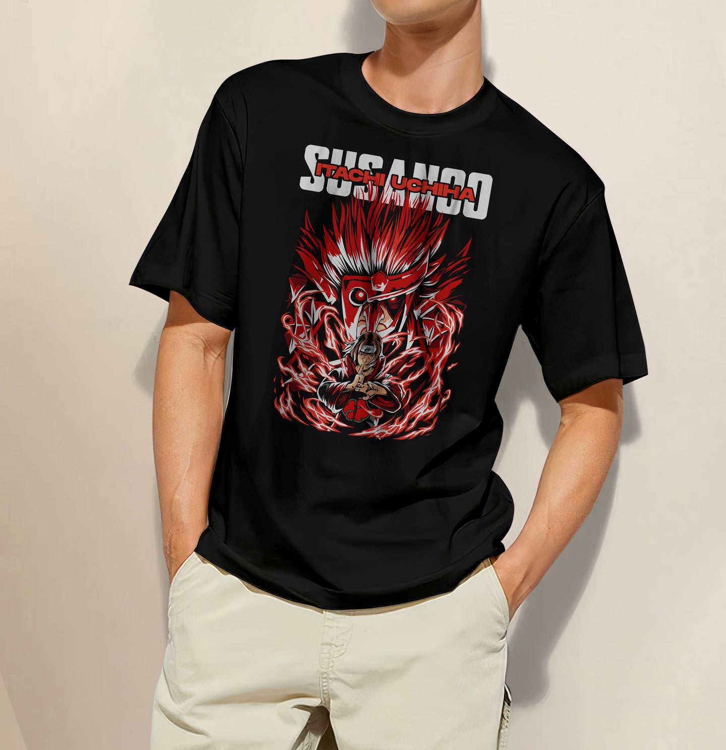 Naruto - Uchiha Itachi Susanoo Regular Half Sleeve T-Shirt