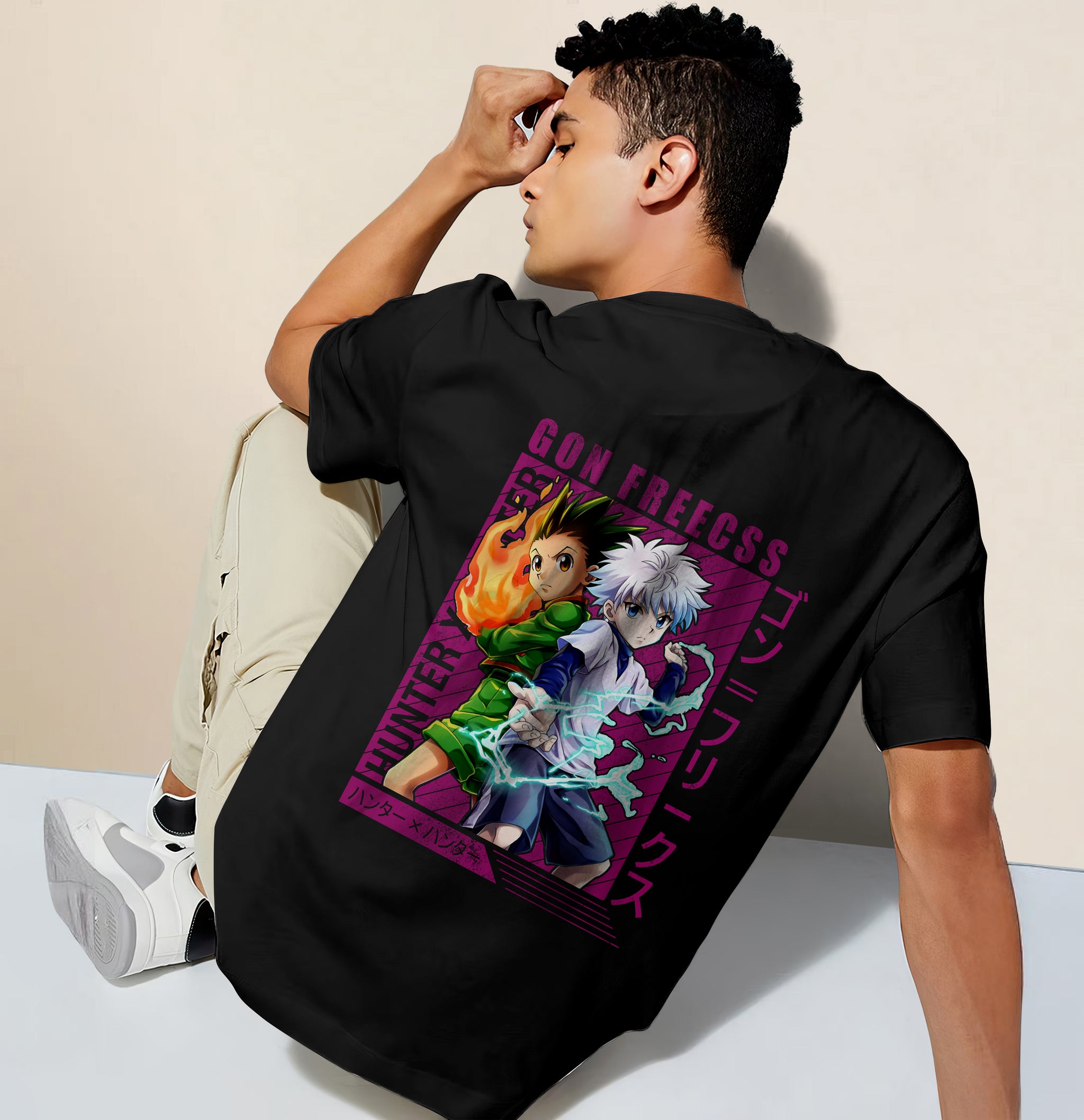 Hunter x Hunter - Gon Freecss x Killua Zoldyck Regular Half Sleeve T-Shirt