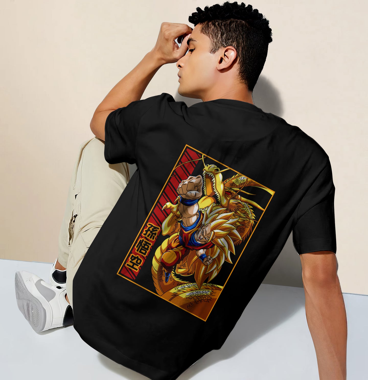 Dragon Ball - Super sayain 3 Goku Regular Half Sleeve T-Shirt