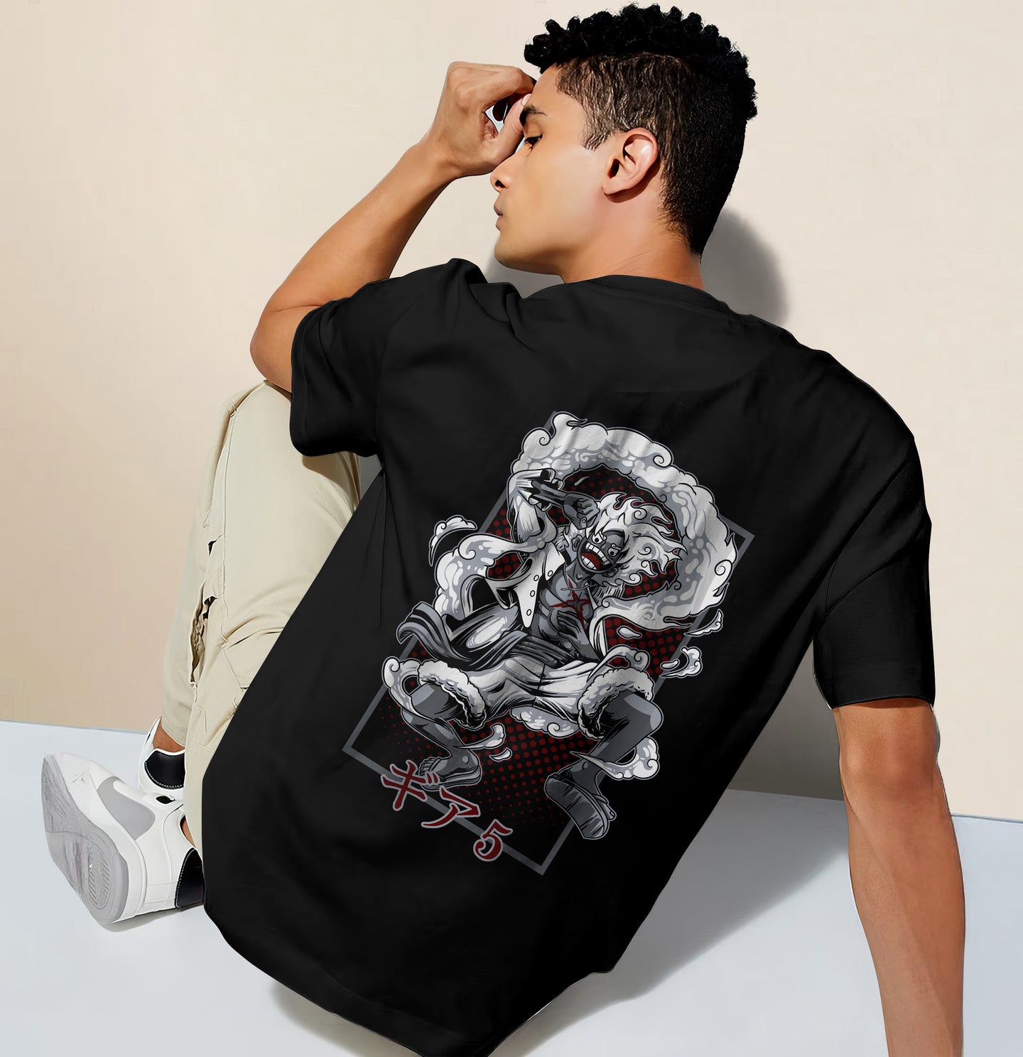 One Piece - Monkey D. Luffy Gear 5 Regular Half Sleeve T-Shirt