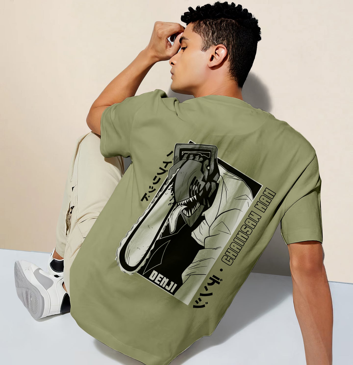 Chainsaw Man - Denji x Pochita Regular Half Sleeve T-Shirt